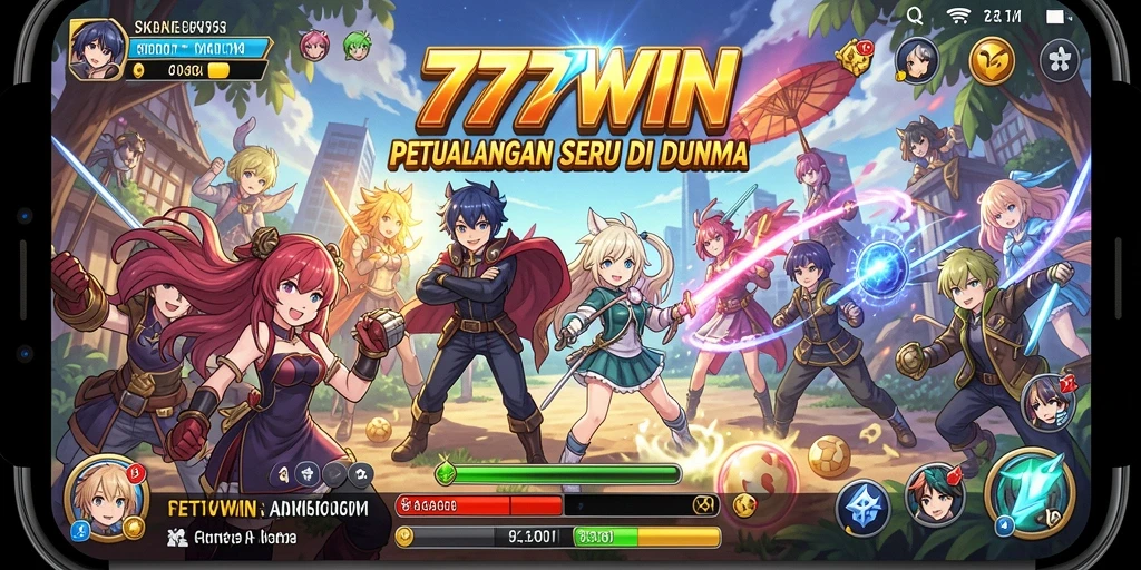 Tampilan seru gameplay dalam 777WIN yang mengasyikkan.