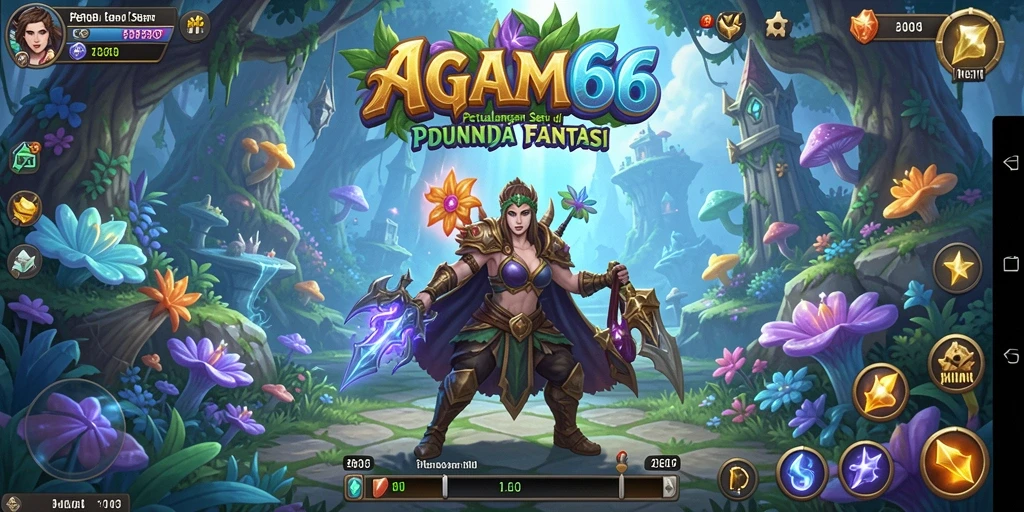 Screenshot AGAM66 menampilkan gameplay petualangan yang seru dan penuh aksi.