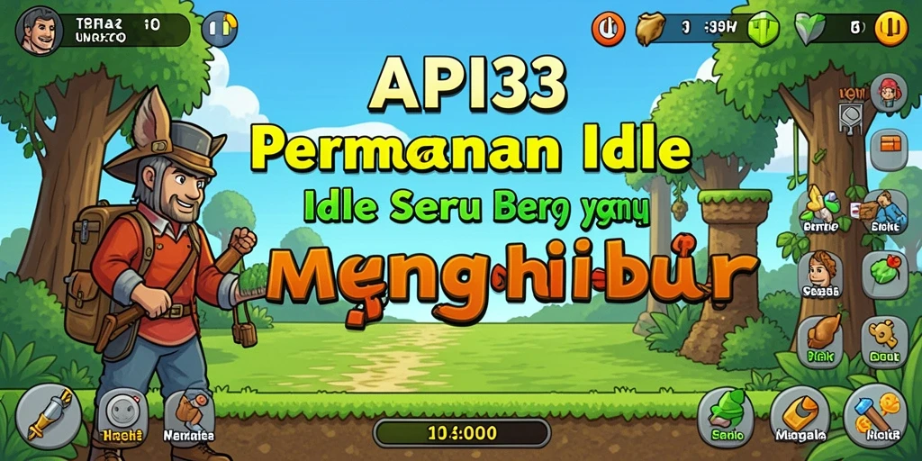 Tangkapan layar gameplay API33 yang menunjukkan pengalaman Idle.