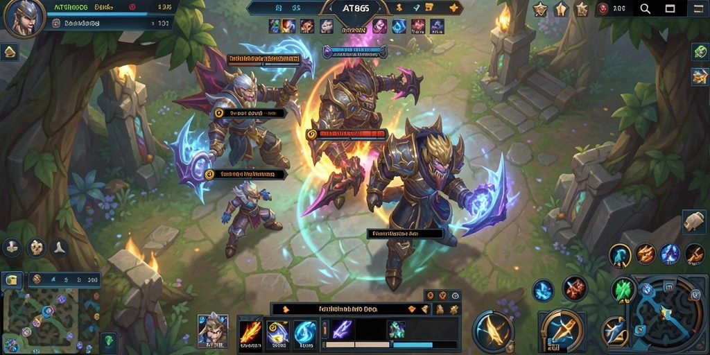 Tampilan gameplay seru di dunia fantasi AT866.