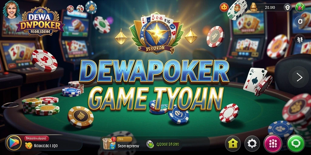 Tampilan gameplay DEWAPOKER yang menantang dan mendebarkan.