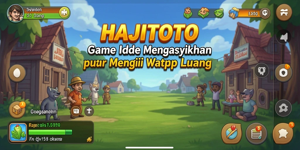 Tangkapan layar HAJITOTO menunjukkan gameplay Idle yang menarik dan interaktif.