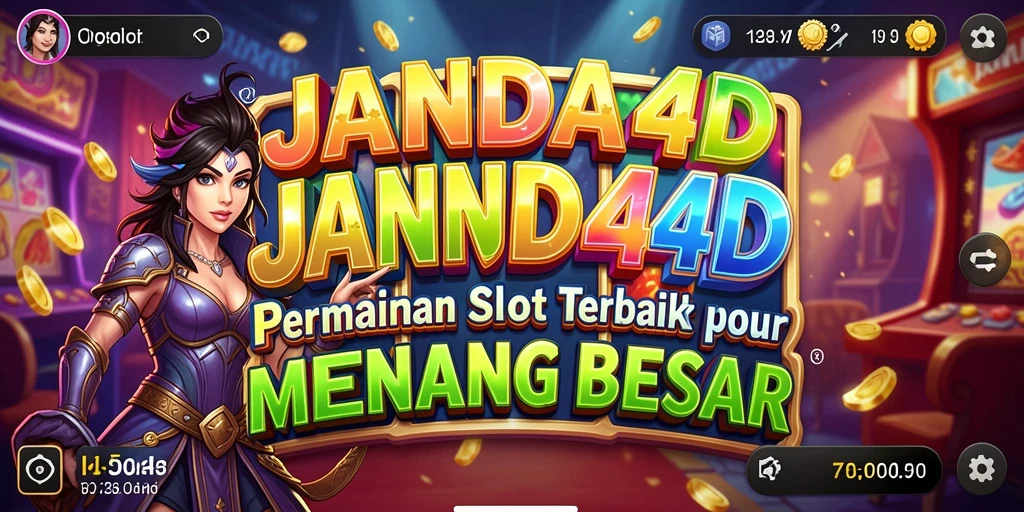 Tampilan menarik dari gameplay JANDA4D di layar.