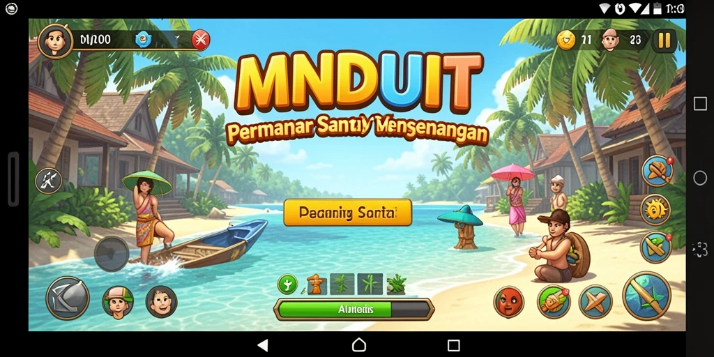 Tampilan menarik dari gameplay MNDUIT yang menghibur.