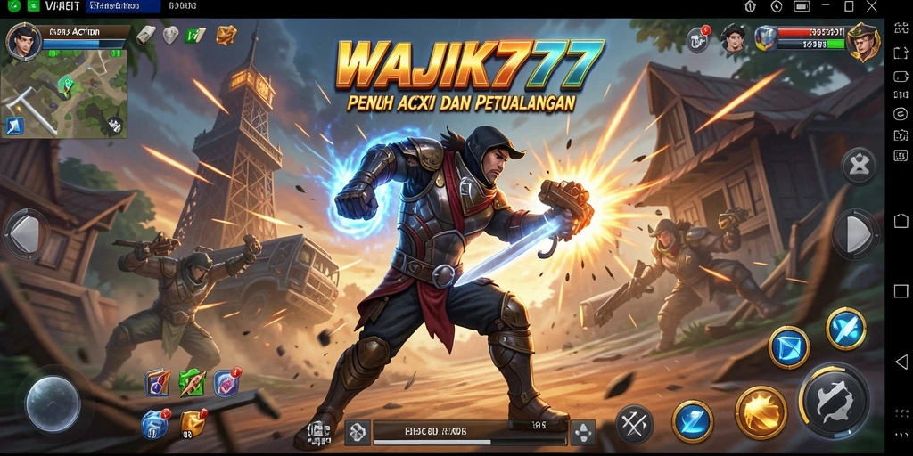 Tampilan gameplay WAJIK777 yang penuh aksi dan tantangan.