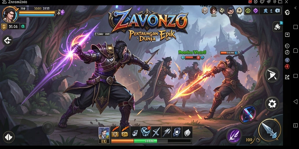 Tampilan mendebarkan dari pertarungan di ZAVONZO.